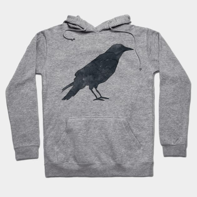 Crow Inkpress Artwork Hoodie by Art Designs